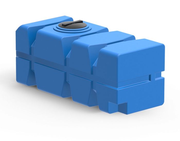 Емкость прямоугольная Polimer-Group FG 1000 (350), 1000 литров, синяя