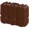 Емкость прямоугольная Polimer-Group R 2000, 2000 литров, коричневая
