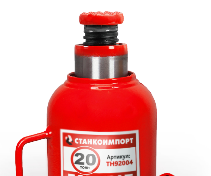 Домкрат бутылочный гидравлический 20 тонн Станкоимпорт TH92004, автомобильный