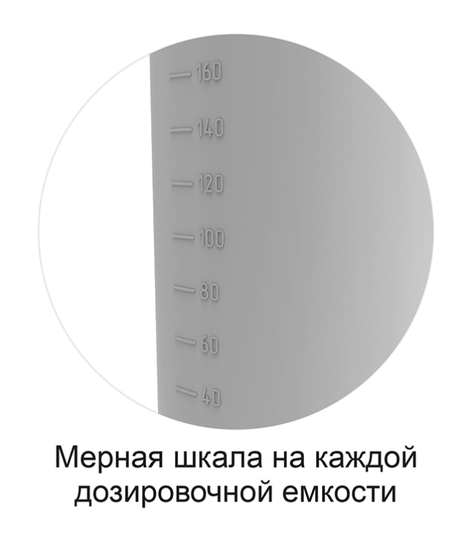 Ёмкость дозировочная ЭкоПром 500, 1.6 г/см3, 500 литров
