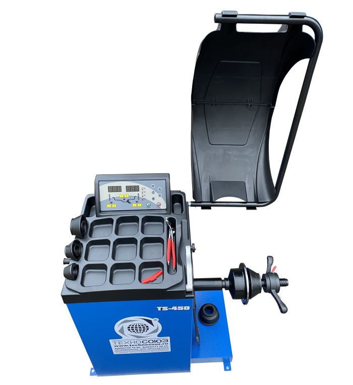 Балансировочный станок Техносоюз TS-450, легковой, для мотоколес, полуавтоматический, 220В