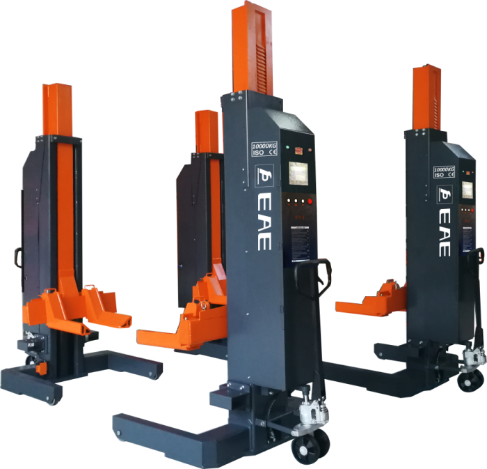 Подкатной подъёмник электрогидравлический 40т Everlift EE-HDM104, 10тх4шт.