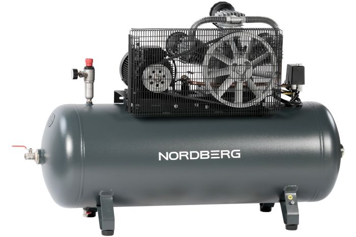 Поршневой компрессор NORDBERG NCP300/950, ременной привод, масляный, 950 л/мин, 380В