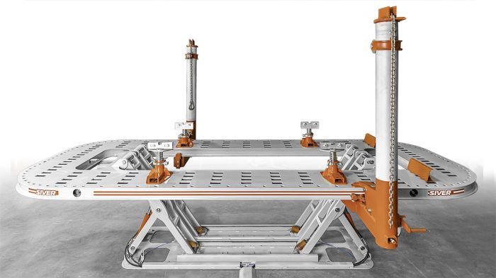 Стапель платформенный 3000кг SIVER ELM-210, с двумя силовыми устройствами 10т