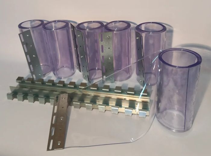 Завеса ПВХ прозрачная морозостойкая, 2,5мх1м