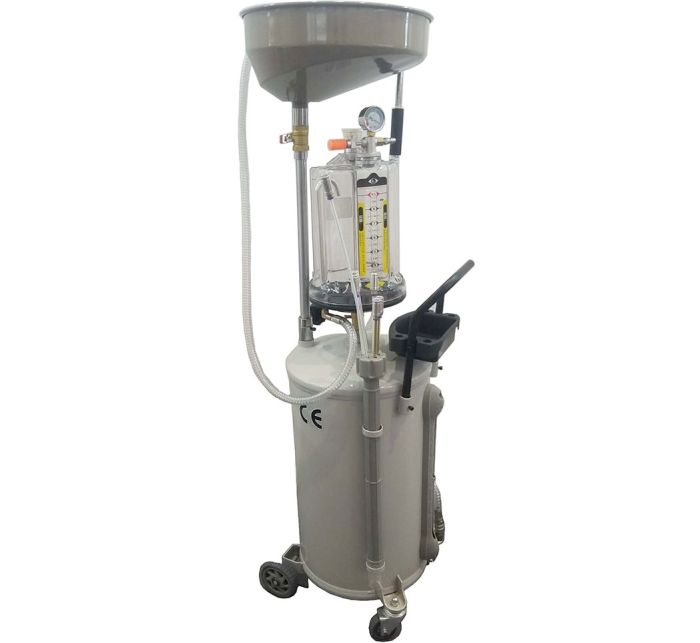 Установка для слива отработанного масла EQFS ES-2097, 80 литров, со щупами, предкамера