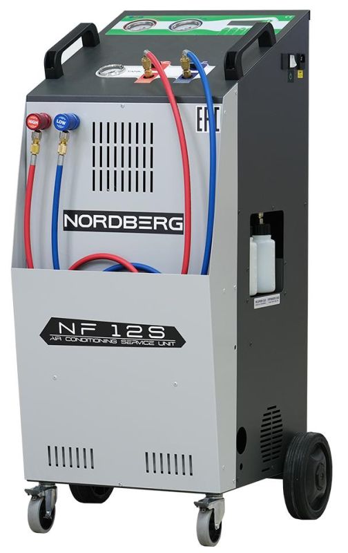 Станция для заправки автокондиционеров NORDBERG NF12S, автоматическая, 80 л/мин