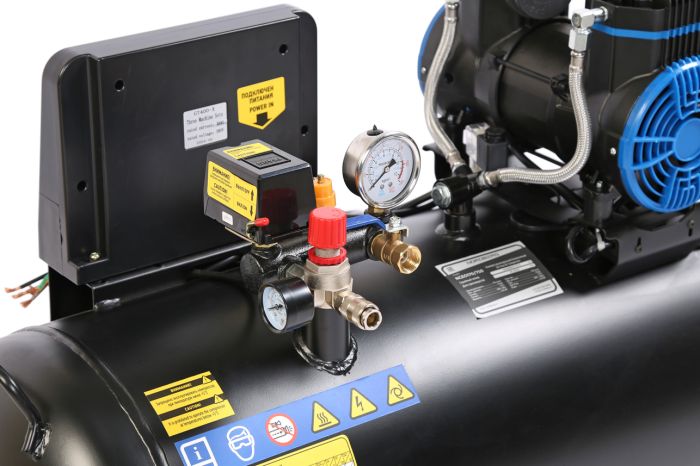 Поршневой компрессор NORDBERG NCEO170/750, прямой привод, безмасляный, 170л, 750 л/мин, 380В