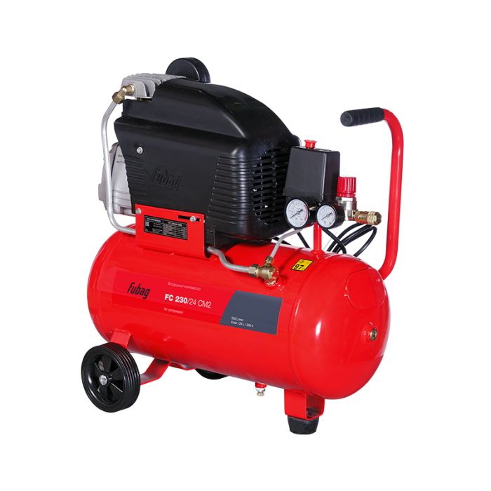 Поршневой компрессор Fubag FC 230/24 CM2, прямой масляный, 220В, 230л/мин, 24л