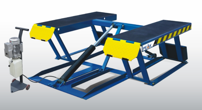 Подъемник автомобильный ножничный 2,8 тонн PEAK LR-06, электрогидравлический, 220В
