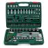 Набор инструментов в кейсе Hans TK-88, 88 предметов, 1/2", 1/4", с трещоткой