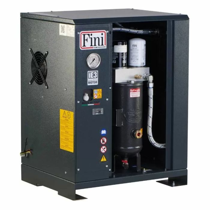 Винтовой компрессор Fini MICRO SE 2.2-10, электрический, ременной, IP55, 290 л/мин, 380В