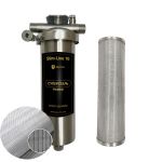 Сетчатый механический фильтр для воды из нержавеющей стали СУПЕРСТАЛЬ SL10, 5мкрн