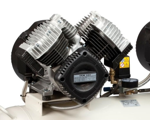Поршневой компрессор Fini MED 320-50V-3M, медицинский, коаксиальный привод, безмасляный, 320 л/мин, 220В
