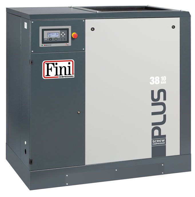 Винтовой компрессор Fini PLUS 38-13 электрический, ременной, масляный, 380 В