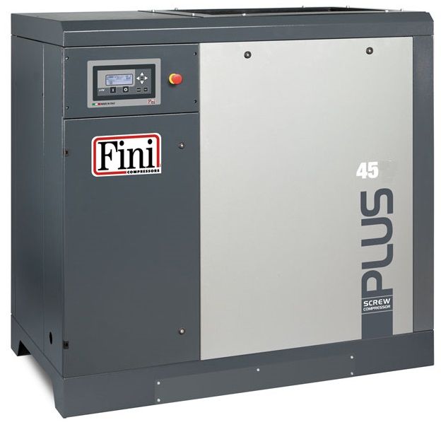 Винтовой компрессор Fini PLUS 45-08 электрический, ременной, масляный, 380 В