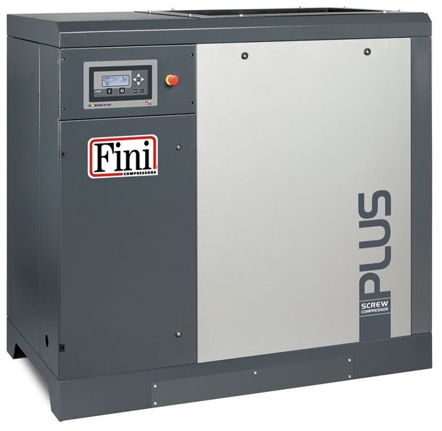 Винтовой компрессор Fini PLUS 38-08 VS электрический, ременной, масляный, 380 В