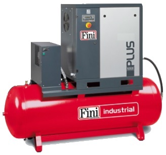 Винтовой компрессор Fini PLUS 15-13-500 электрический, ременной, масляный, 380 В
