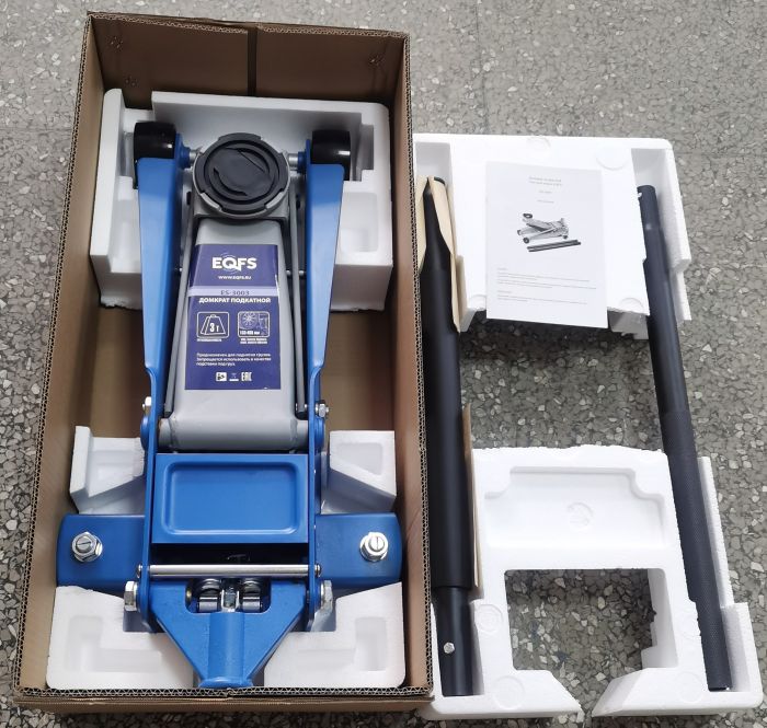 Домкрат подкатной гидравлический 3 тонны EQFS ES-3003, автомобильный