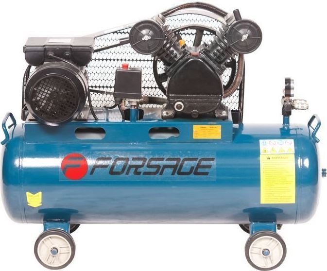 Поршневой компрессор Forsage F-TB265-100, ременной привод, масляный, 250 л/мин, 220В