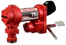 Насос для перекачки бензина, дизельного топлива, керосина, спирта из бочки 24В-вольт(V) FILL-RITE FR4405GE, 75 л/мин