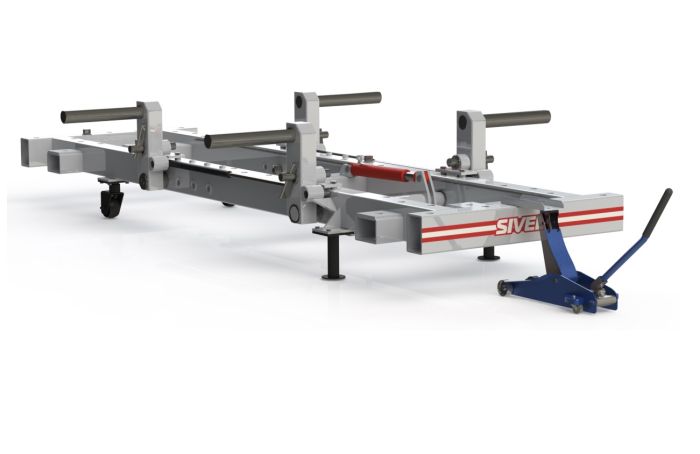 Стапель рамный передвижной 2000кг SIVER B-110 (Эксперт 2000), с одним подкатным устройством 10т