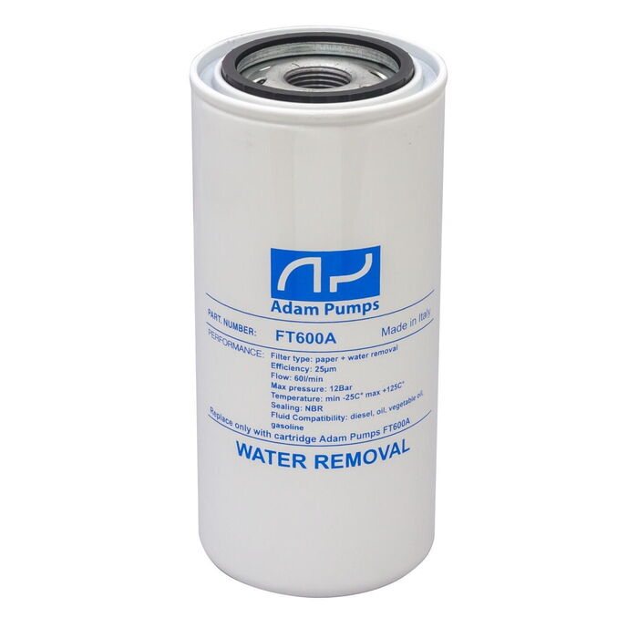 Фильтр-сепаратор с водопоглащением Adam Pupms 260-HS-2-10, 10мкм, 60л/мин, для бензина, дизеля