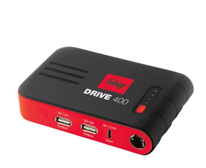 Пусковое устройство FUBAG DRIVE 400, вход type-C, 12В, 400А
