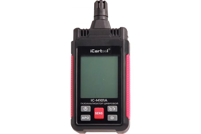 Цифровой детектор утечки взрывоопасных газов iCarTool IC-M101A, 0-1000 ppm