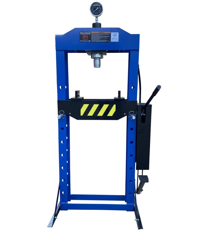 Пресс гидравлический 20 тонн Техносоюз TS0500BF-20, ручной/ножной, напольный, гаражный