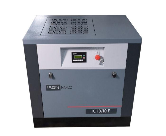 Винтовой компрессор IronMac IC 10/10 B, ременной привод, 10 бар, IP55, 750л/мин