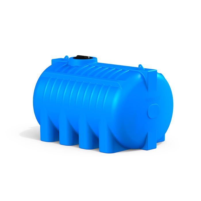 Емкость цилиндрическая Polimer-Group G 8000, 8000 литров, синяя