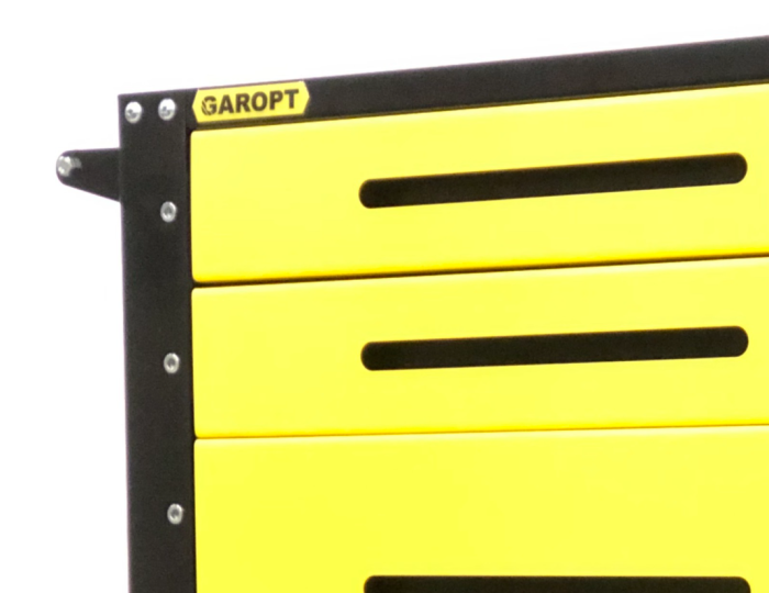 Тележка инструментальная Garopt Low-cost GT4.YELL, закрытая, 4 ящика