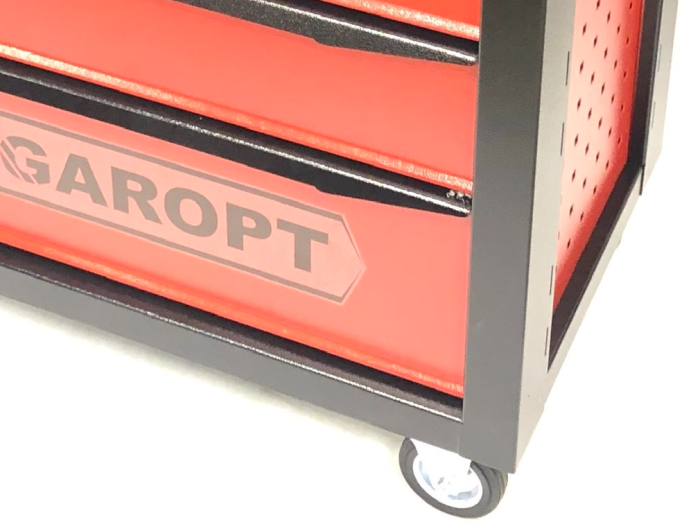 Тележка инструментальная Garopt Premium Gt9505.red, закрытая, 5 ящиков