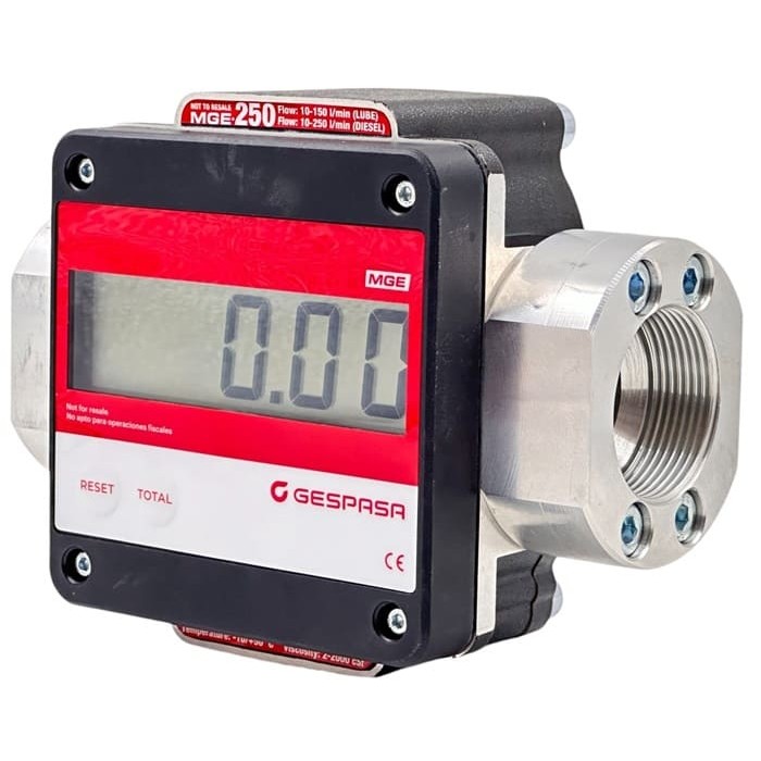 Счетчик дизельного топлива Gespasa MGE 250 1121, электронный, расходомер топлива, 250 л/мин