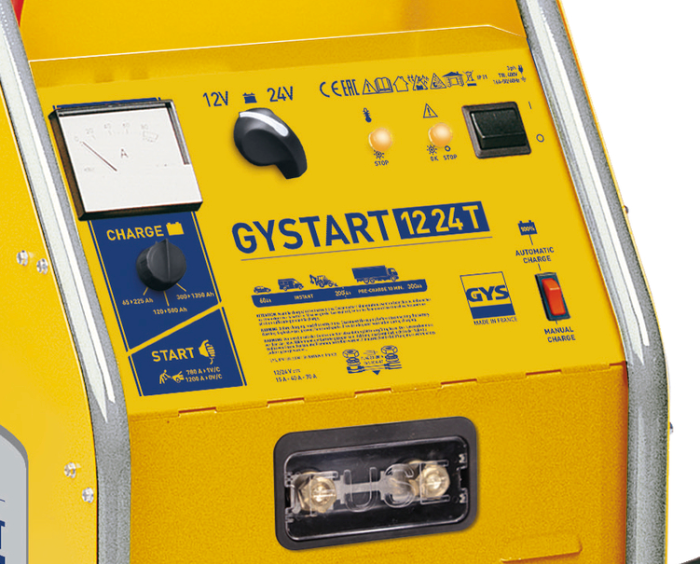 Пуско-зарядное устройство GYS GYSTART 1224 T (025394), 1200А