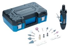 Пневмобормашинка с комплектом насадок NORDBERG NP3022K, в кейсе с насадками