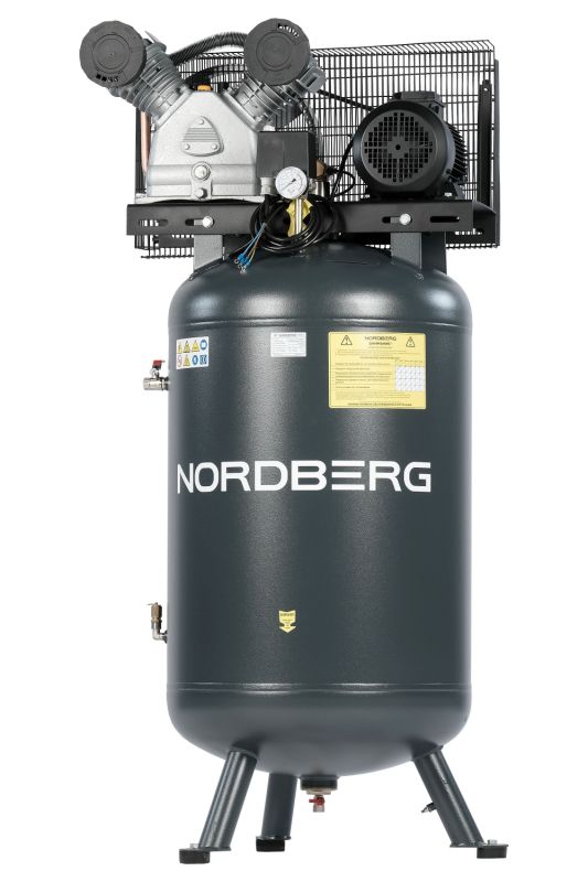 Поршневой компрессор NORDBERG NCPV300/690, ременной привод, масляный,  690 л/мин, 380В
