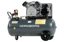 Поршневой компрессор NORDBERG NCP100/420A, ременной привод, масляный, 420 л/мин, 220В