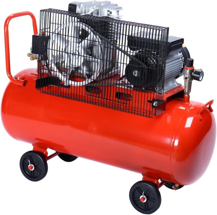 Поршневой компрессор GTE GTE-MR100A300B, ременной, 300л/мин, 100л, 220В