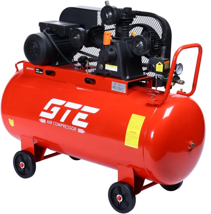 Поршневой компрессор GTE GTE-MR4200400B, ременной, 400л/мин, 200л, 220В