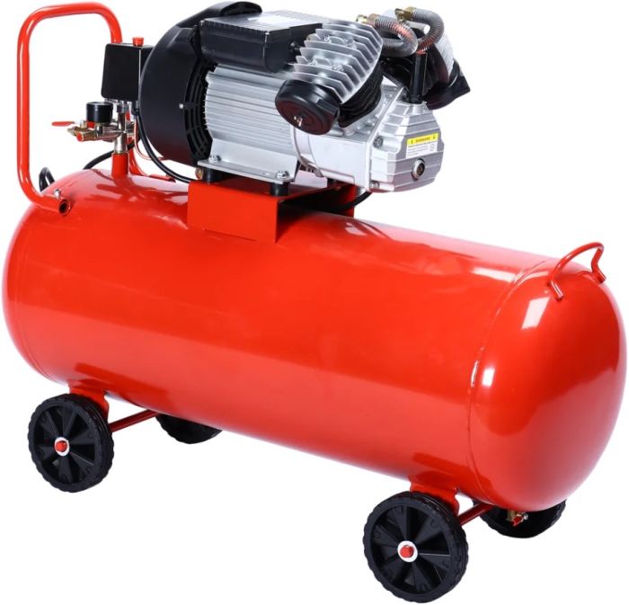 Поршневой компрессор GTE GTE-MC100250B, прямой V-обр., 250л/мин, 100л, 220В