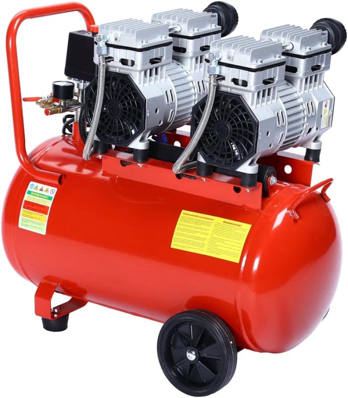 Поршневой компрессор GTE GTE-HMP050140B, поршневой безмасляный, 140л/мин, 50л, 220В