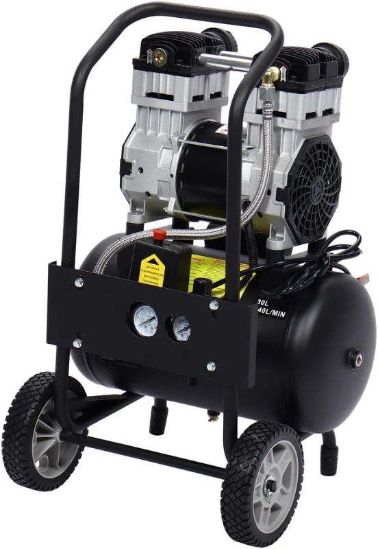 Поршневой компрессор GTE GTE-HMP030140B, поршневой безмасляный, 140л/мин, 30л, 220В 