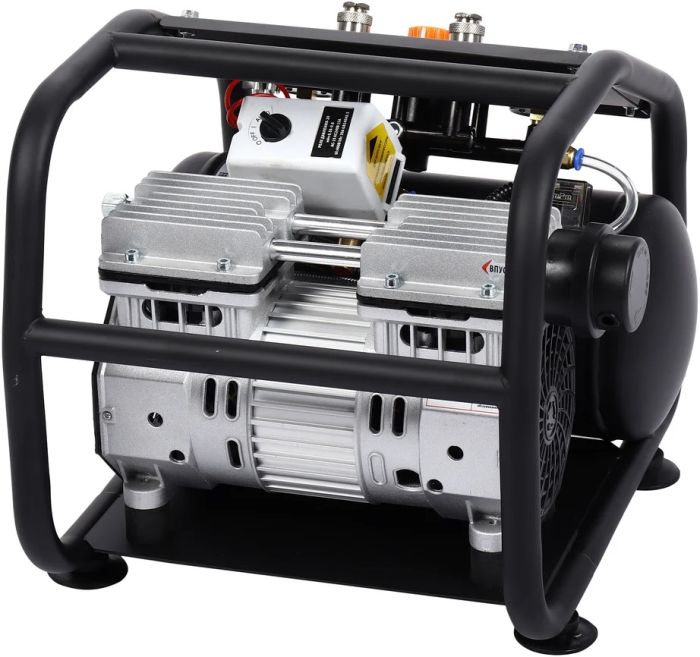 Поршневой компрессор GTE GTE-HMP008060B, поршневой безмасляный, 60л/мин, 8л, 220В