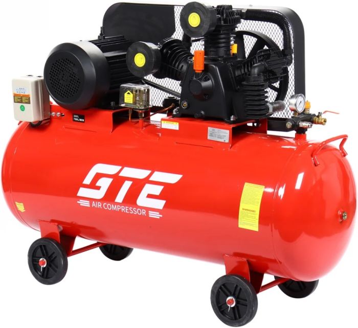 Поршневой компрессор GTE GTE-MR4300700A, ременной, 700л/мин, 300л, 380В