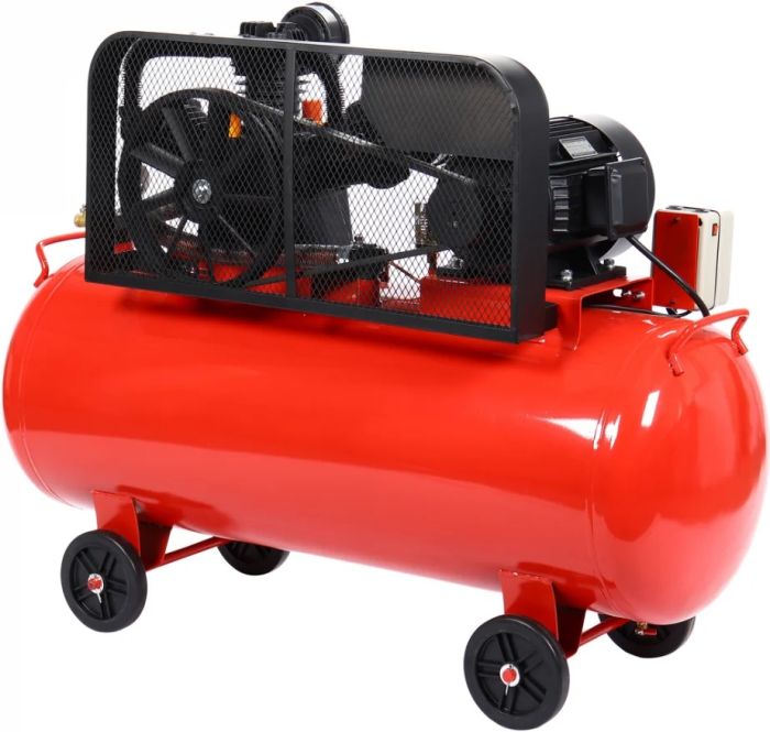 Поршневой компрессор GTE GTE-MR4300700A, ременной, 700л/мин, 300л, 380В