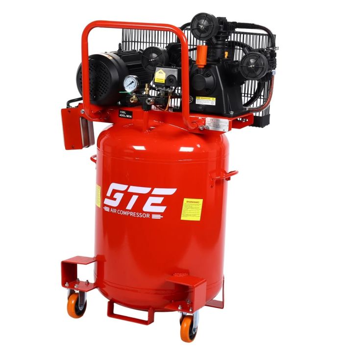 Поршневой компрессор GTE GTE-MR4B150400A, ременной, 400л/мин, 150л, 380В