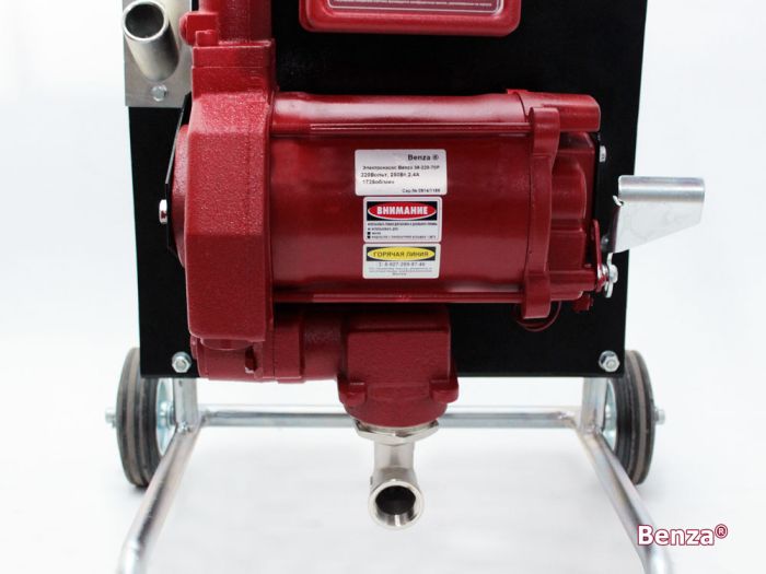 Мобильная топливораздаточная колонка Benza 38-220-70Р, 50л/мин, 220В, для перекачки дизельного топлива