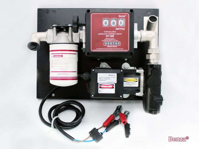 Мобильная топливораздаточная колонка для перекачки дизельного топлива Benza 24-220-93ФР, 93 л/мин, 220 В
